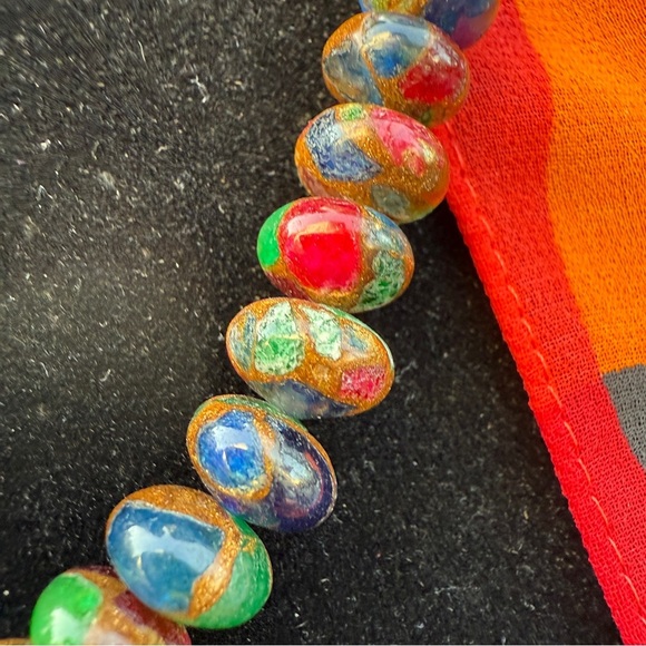 Boho Jade Quartz Stone Gemstone Necklace with Toggle Clasp - Picture 10 of 13